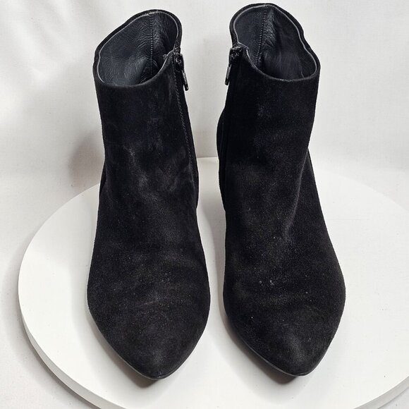 PAUL GREEN Womens 6.5 UK US 9 Black Suede Leather Zip Ankle Booties - Picture 3 of 8